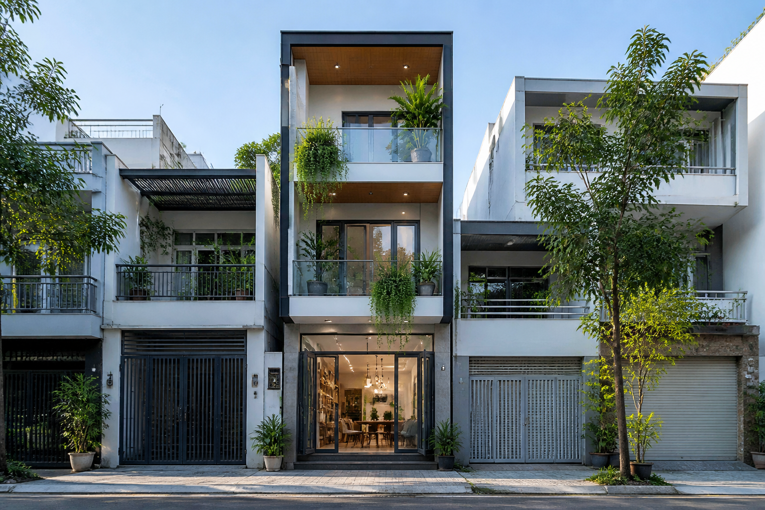 Minh họa Nhà phố thực tế