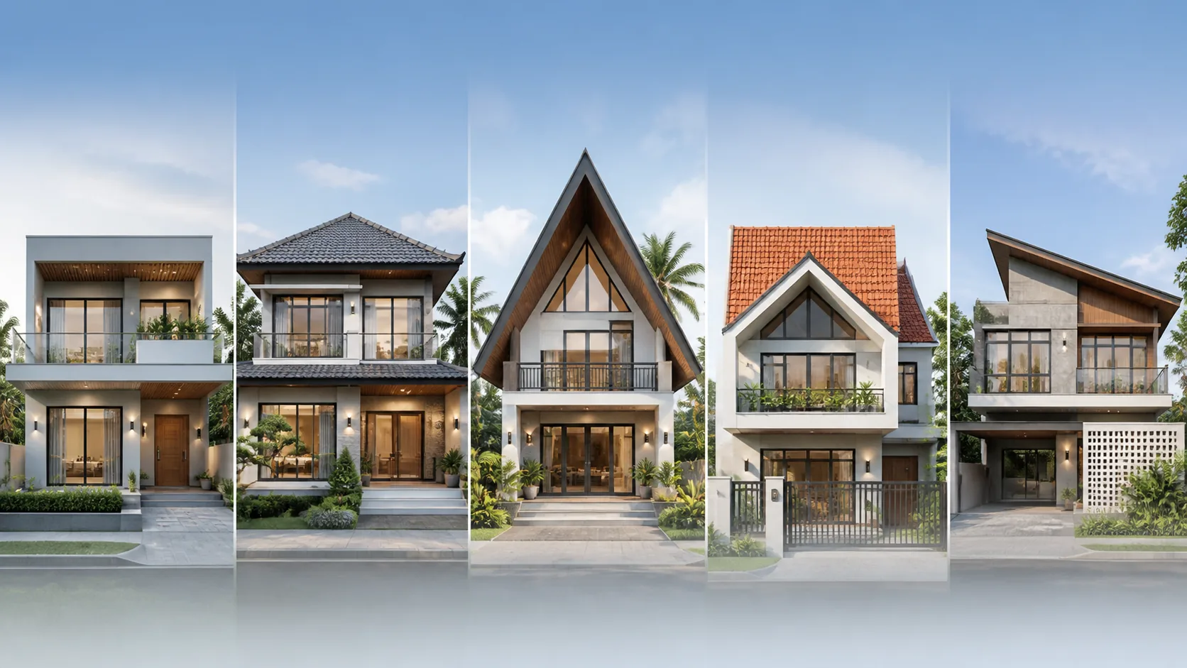 Minh họa So sánh các loại mái
